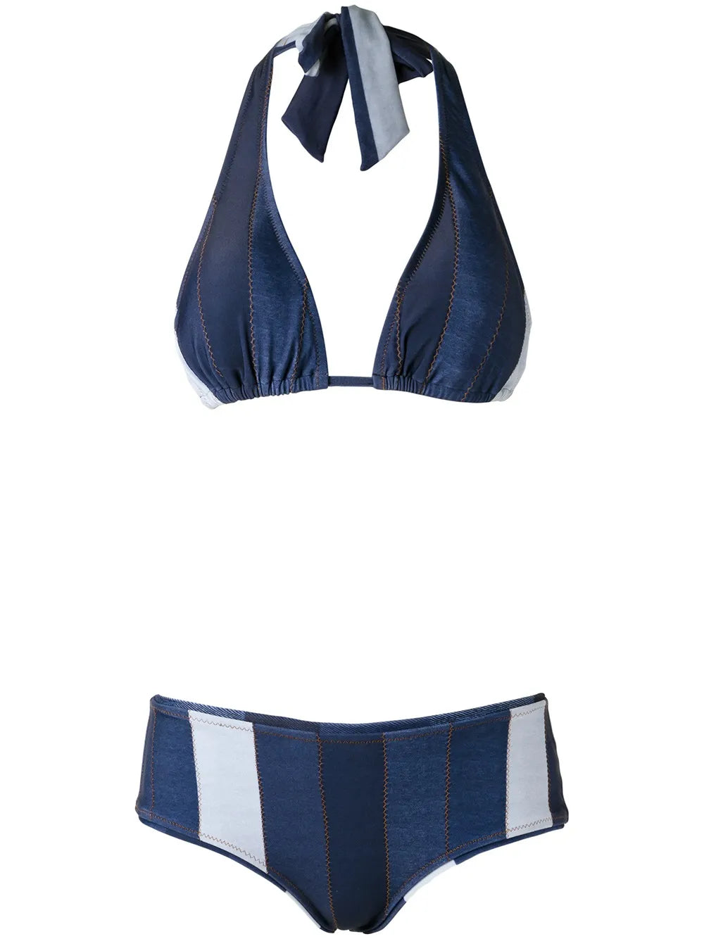 Panelled Bikini Set