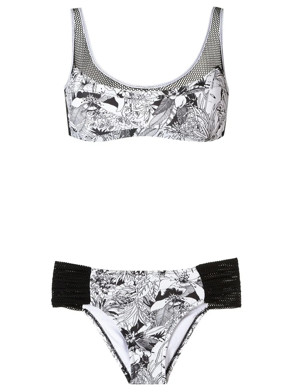 Panelled Bikini Set