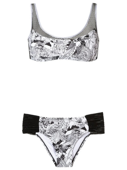 Panelled Bikini Set