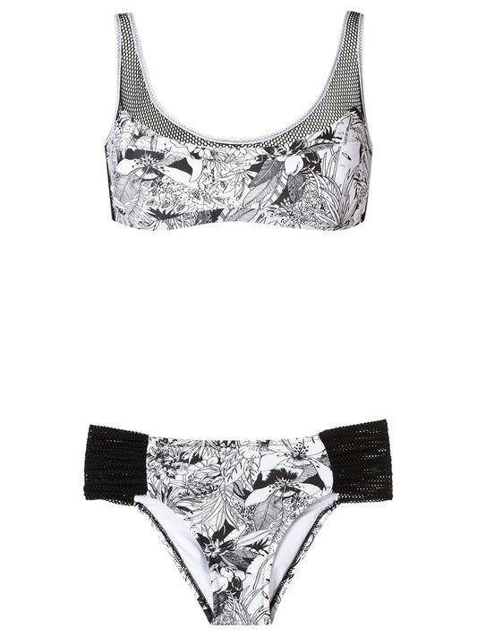 Panelled Bikini Set