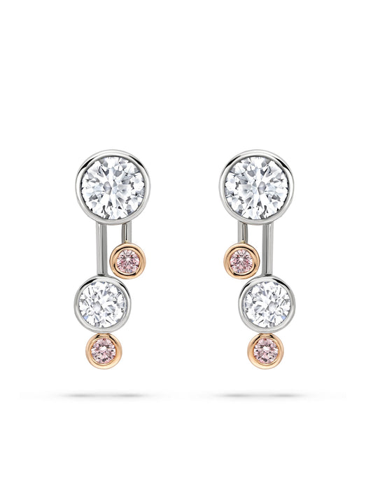 Raindance Pink Diamond Drop Earrings