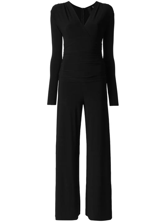 V-Neck Jumpsuit