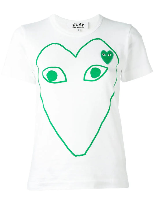 Logo Outline Print T-Shirt