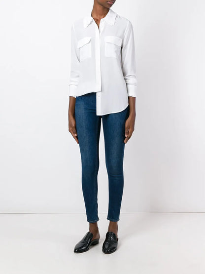 Signature Slim-Fit Silk Shirt