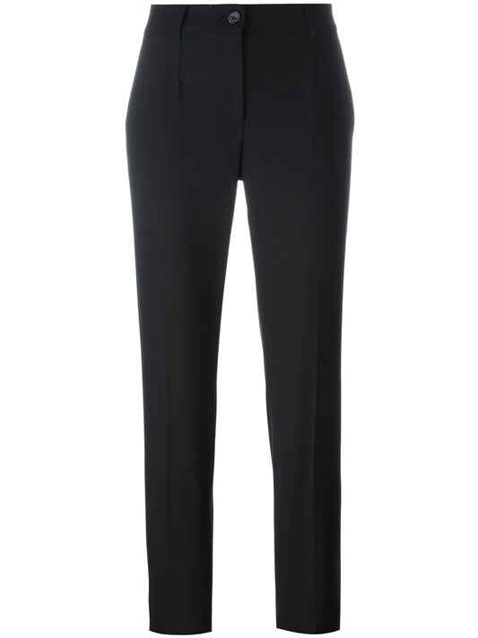 Slim-Cut Tailored Trousers
