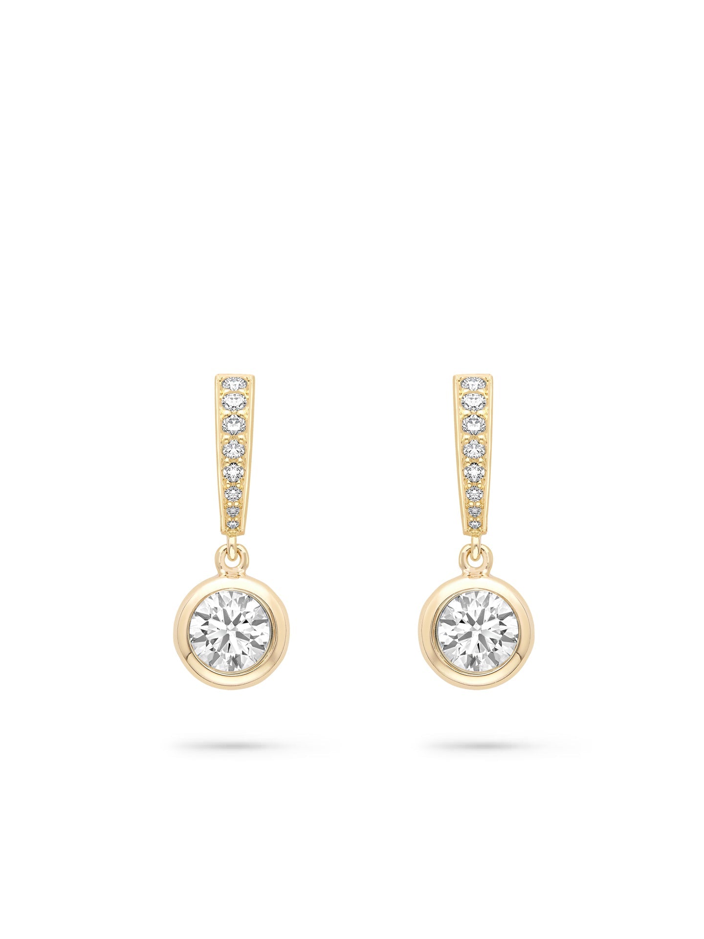 Classic Diamond Drop Earrings