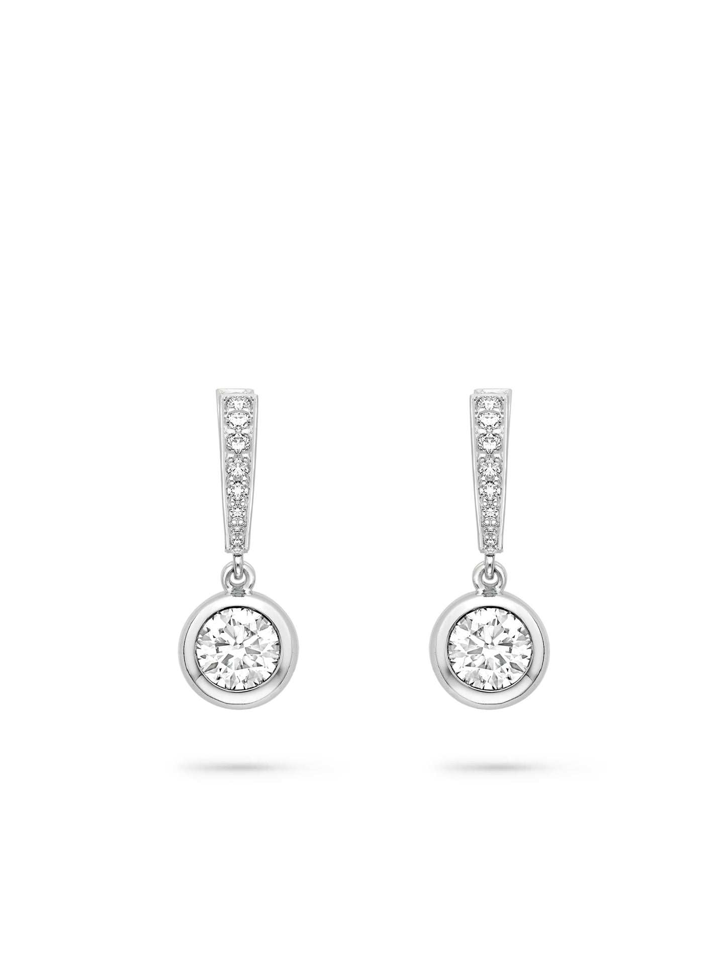 Classic Diamond Drop Earrings