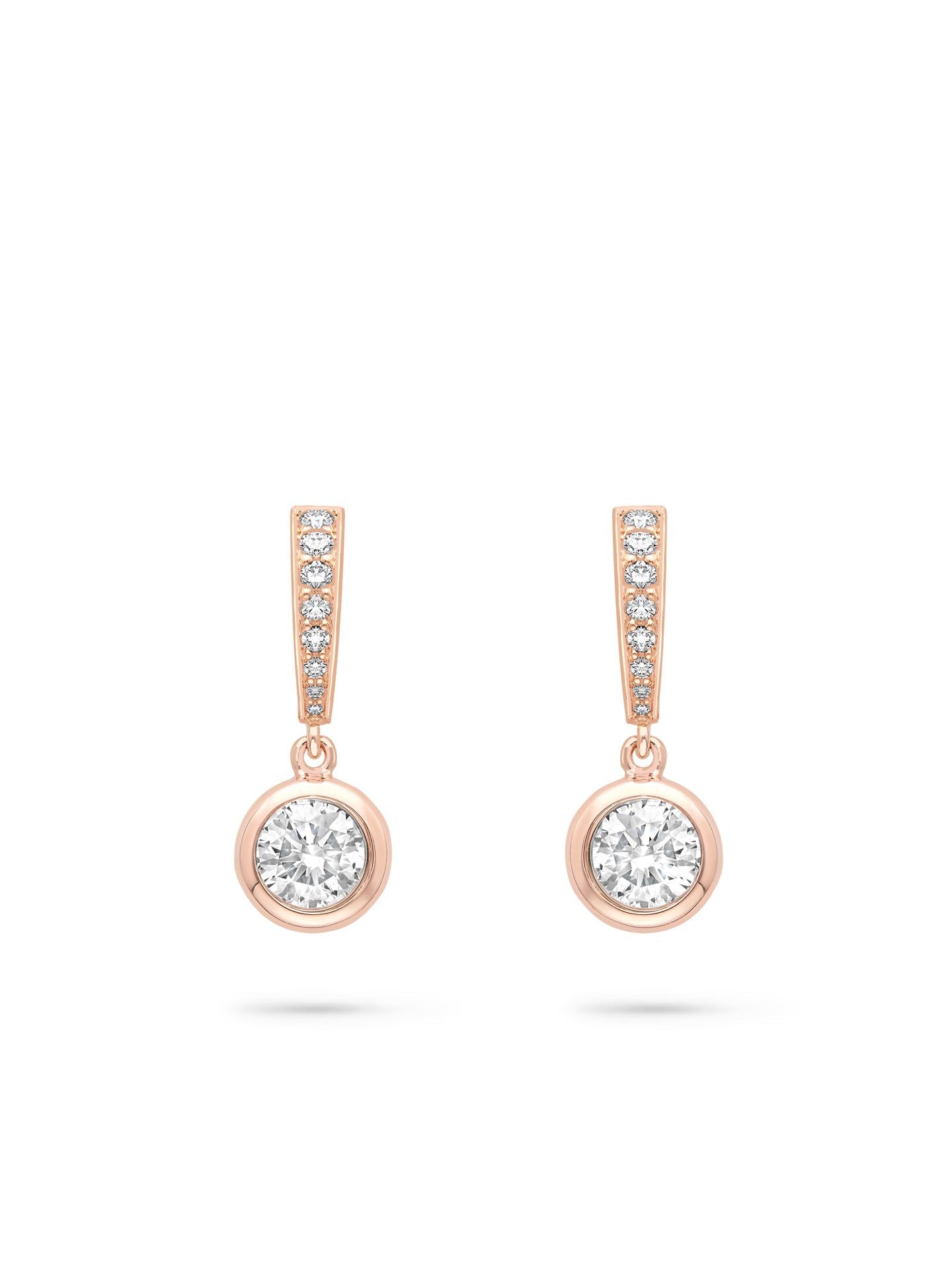 Classic Diamond Drop Earrings