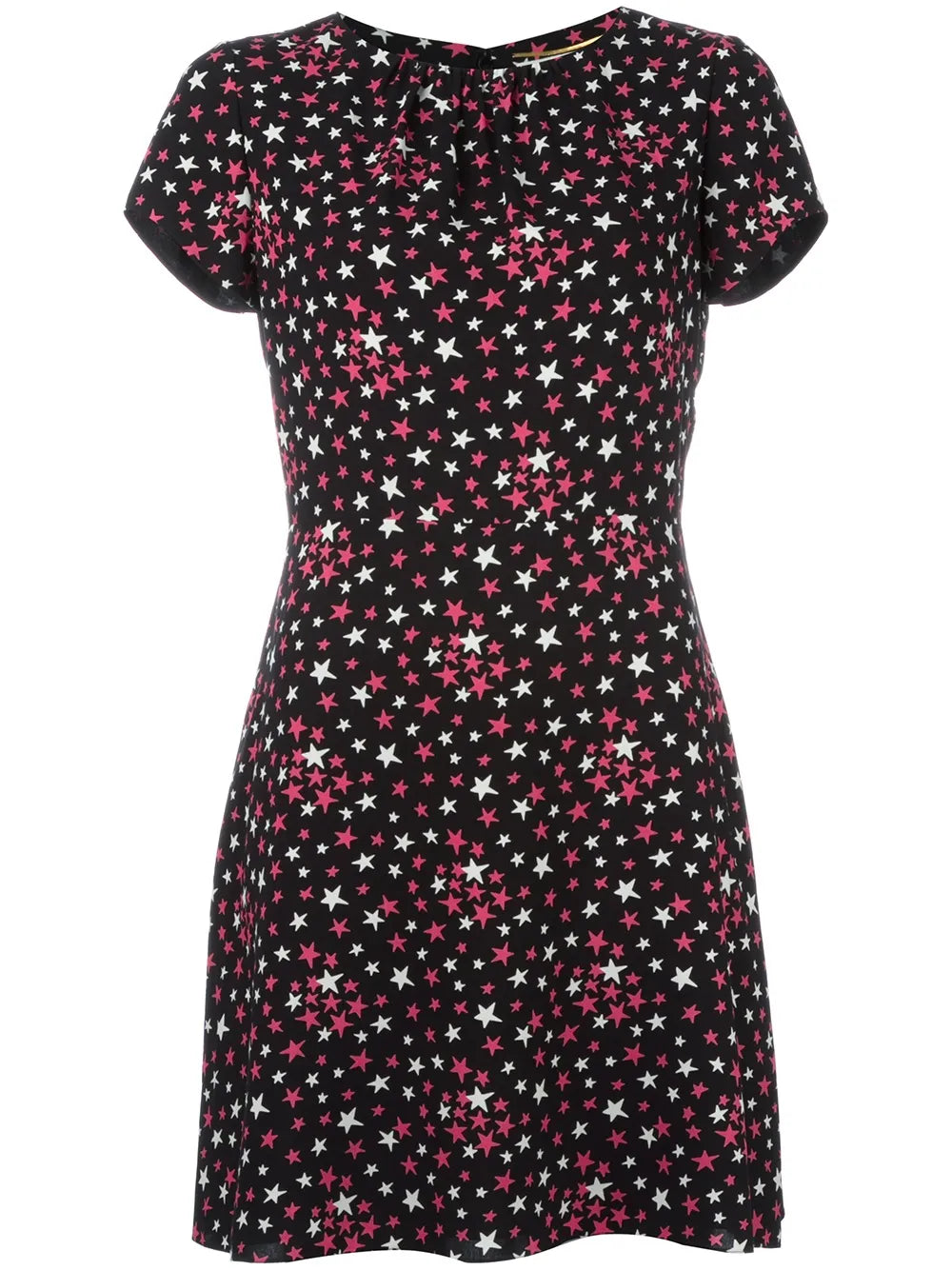 Star-Print Shift Dress