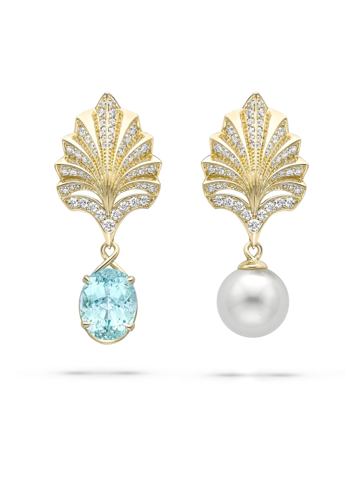 Olympian Paraiba Pearl Earrings