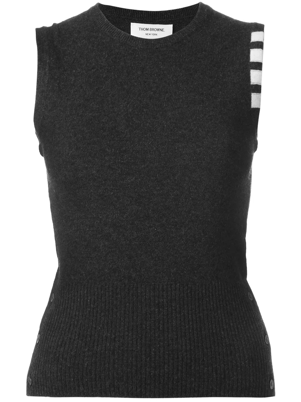 Cashmere Stripe Detail Top