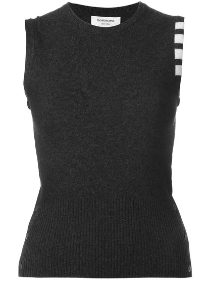 Cashmere Stripe Detail Top