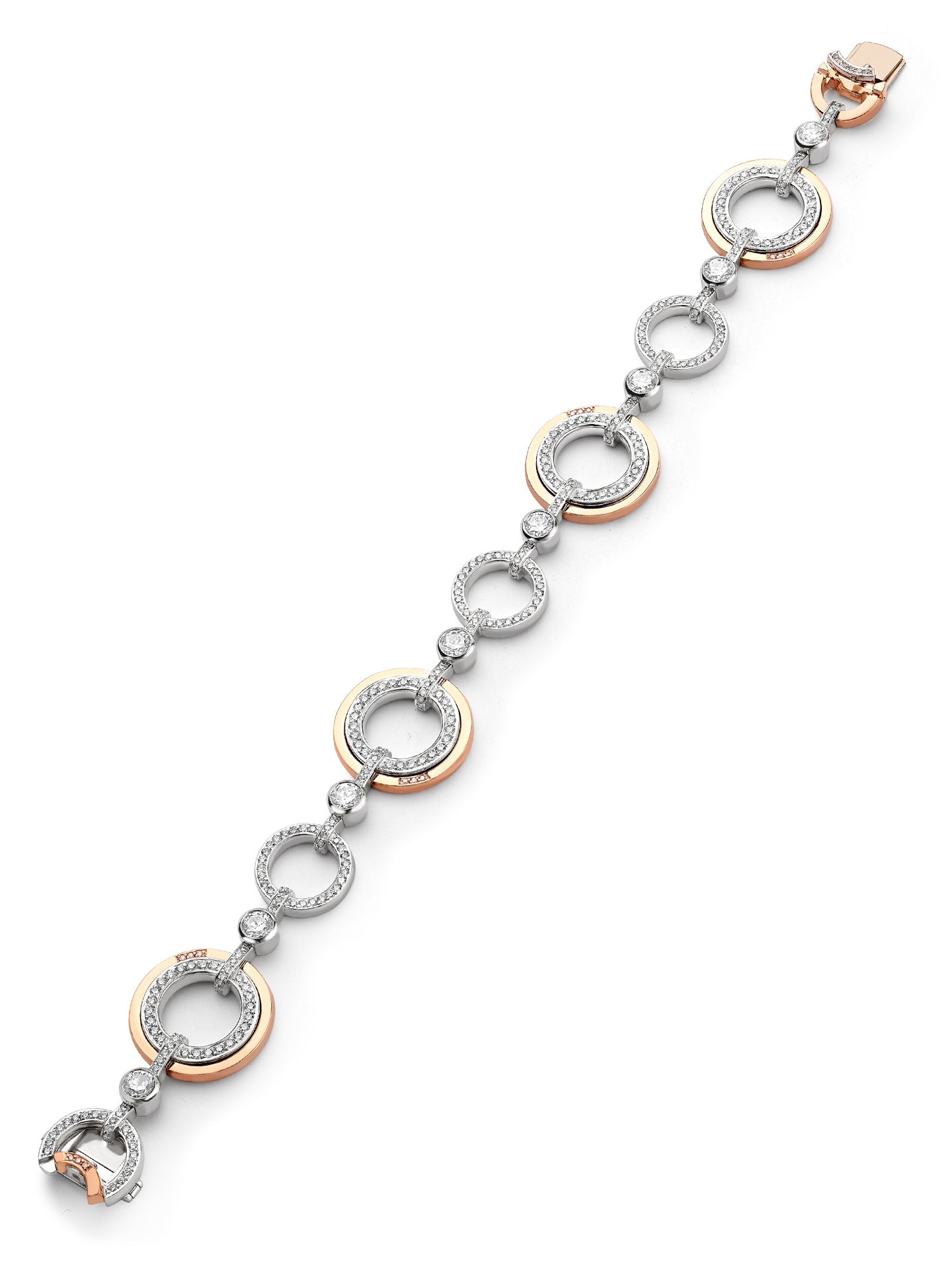 Roulette Pink Diamond Bracelet