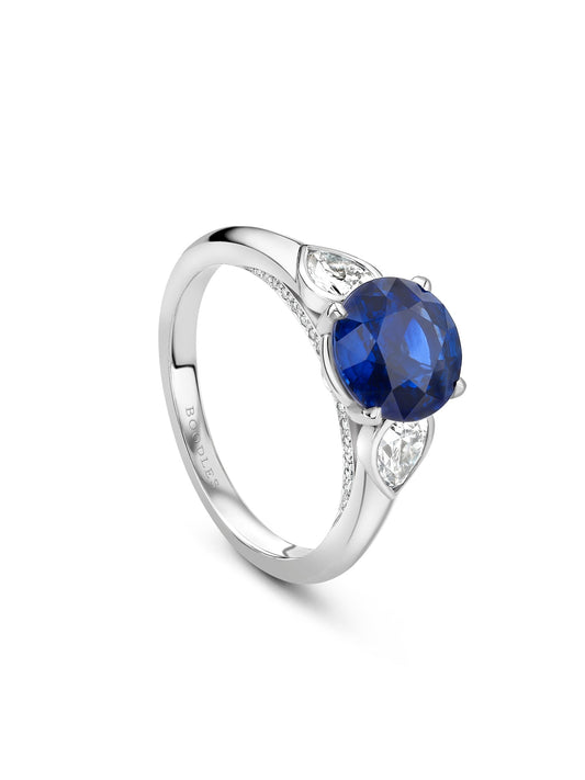 Trilogy Cupid Sapphire Ring