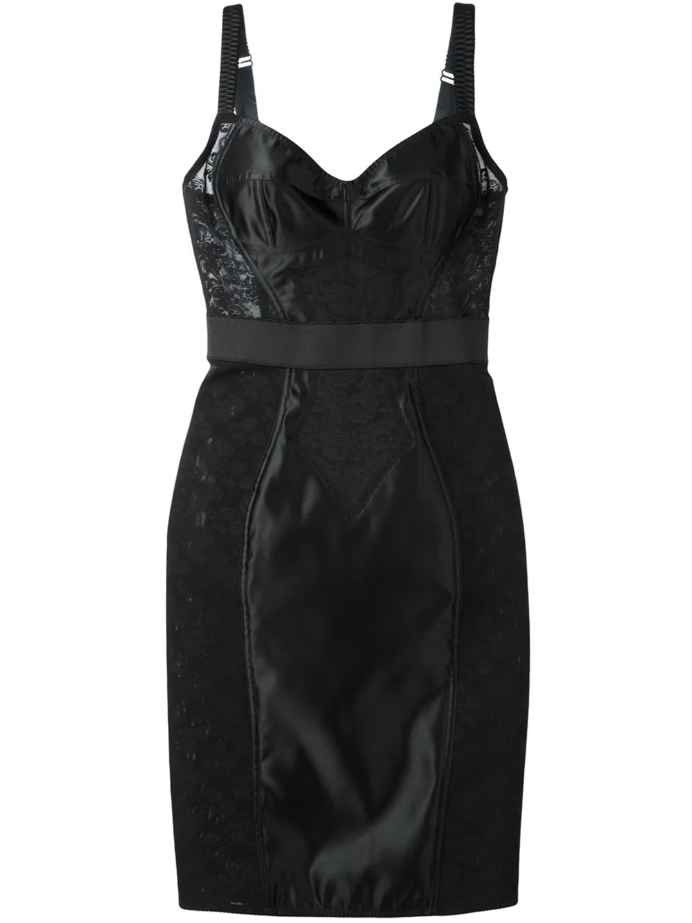 Floral-Lace Corset Dress