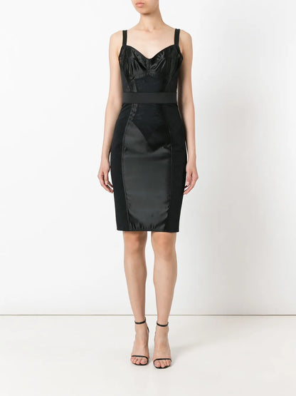 Floral-Lace Corset Dress