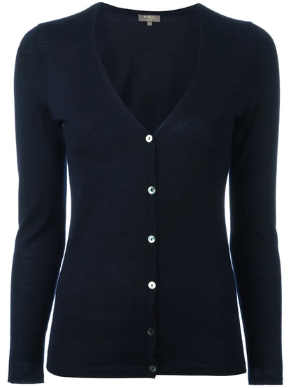 Cashmere Button Up Cardigan