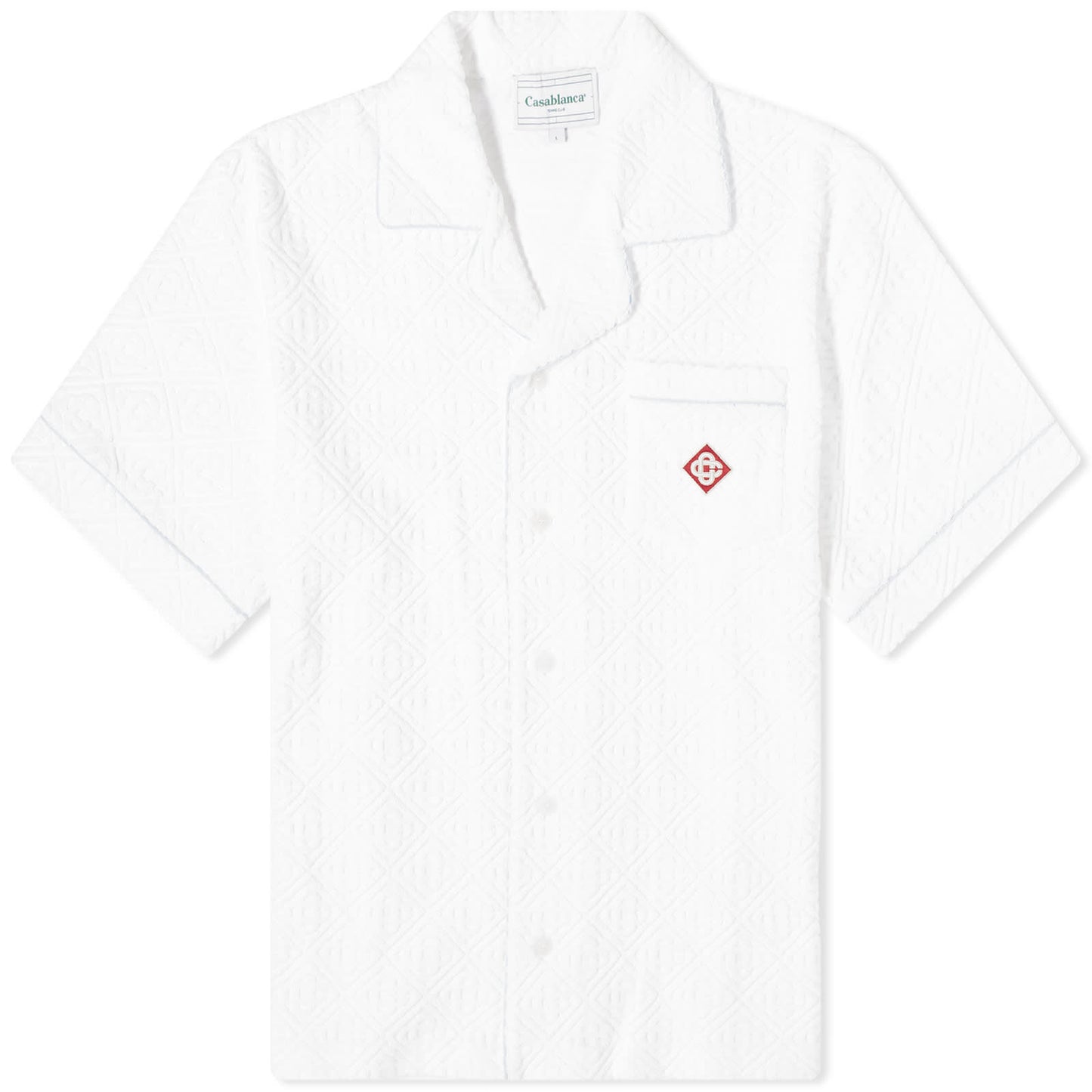 Monogram Towelling Short Sleeve Shirt