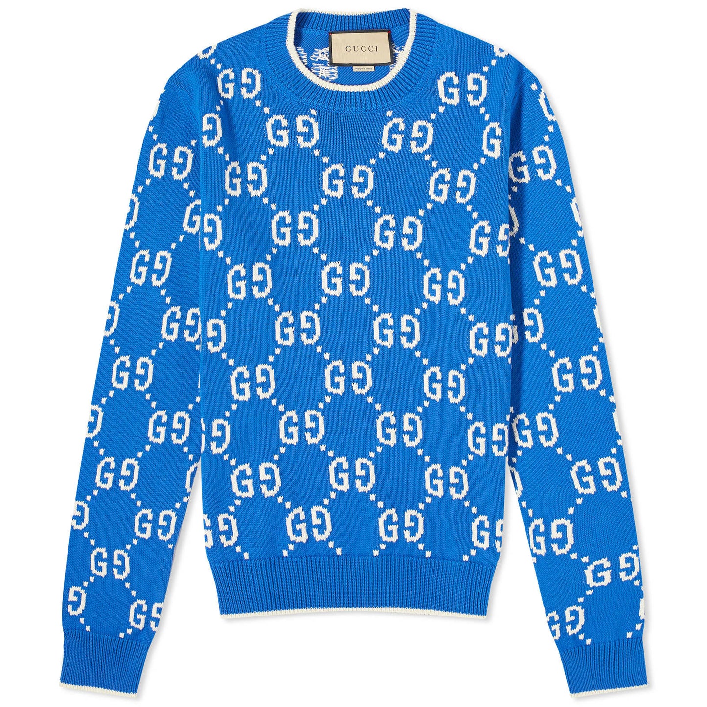 Jumbo GG Jacquard Crew Neck Jumper