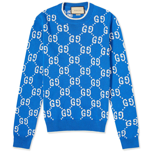 Jumbo GG Jacquard Crew Neck Jumper