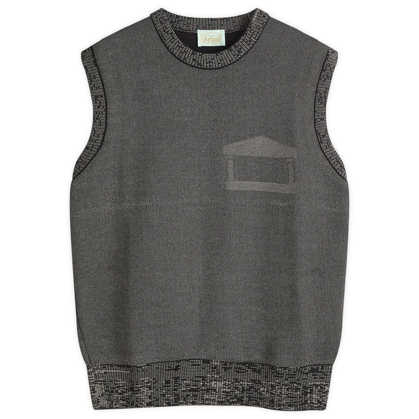 Glitch Temple Knit Vest