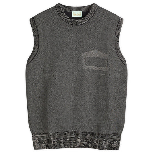 Glitch Temple Knit Vest