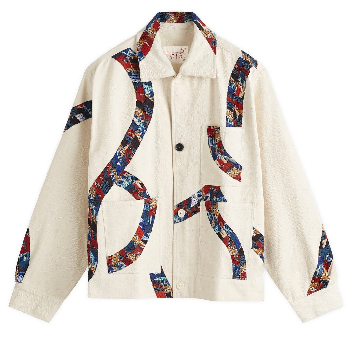 Bodhi Patchwork Fabric Denim Jacket