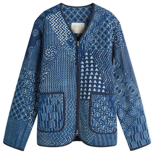 Amar Block Print Quilted Liner Jacket