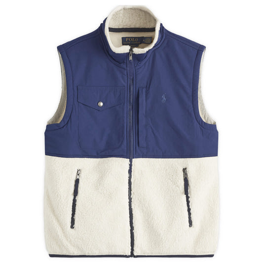 Zip Through Panel Gilet