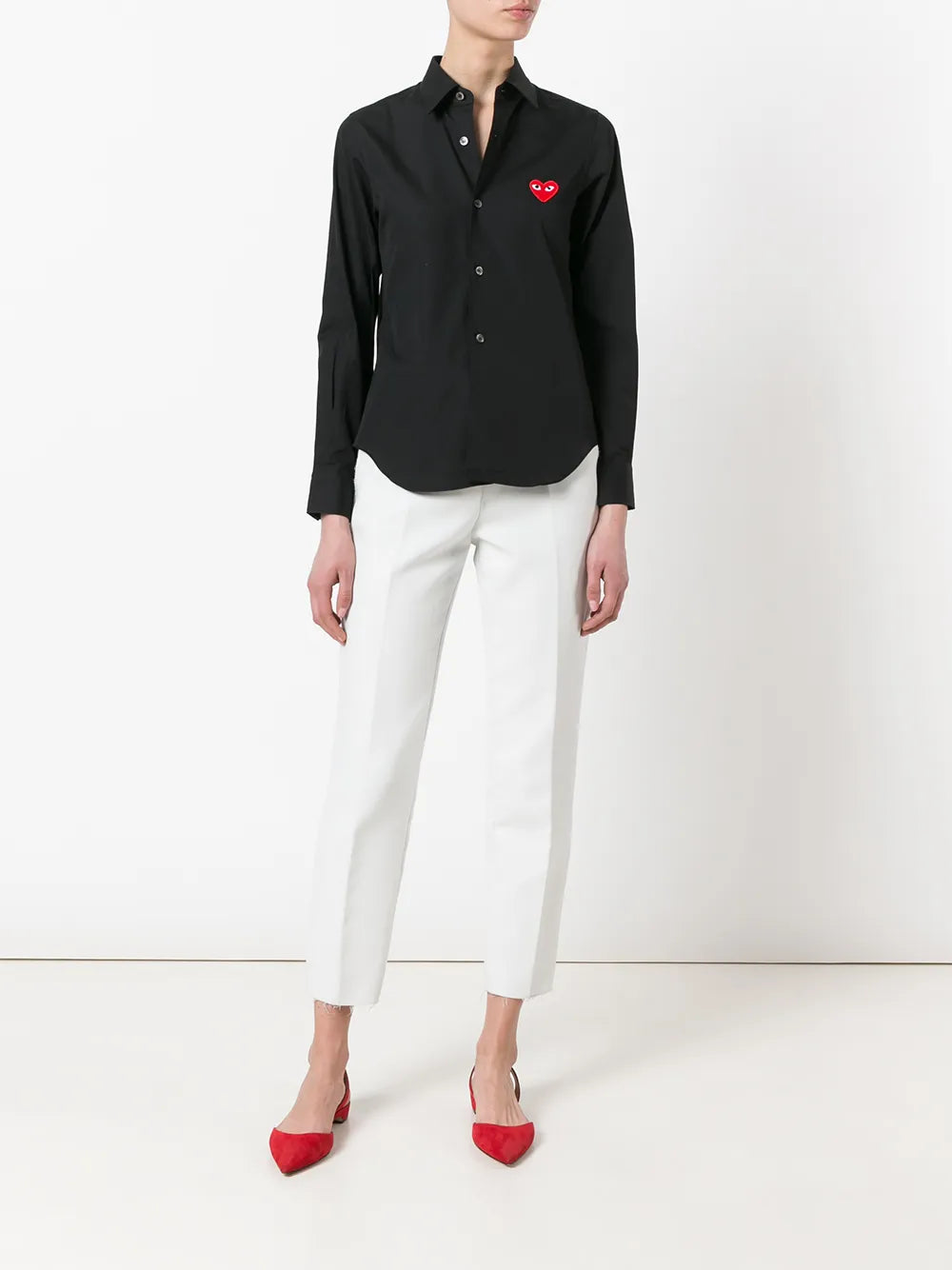 Embroidered Heart Shirt