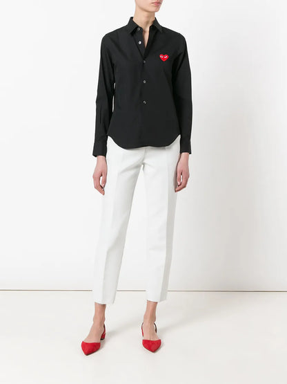 Embroidered Heart Shirt