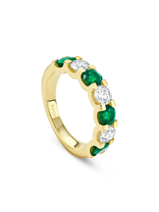 Classic Evermore Emerald Diamond Ring