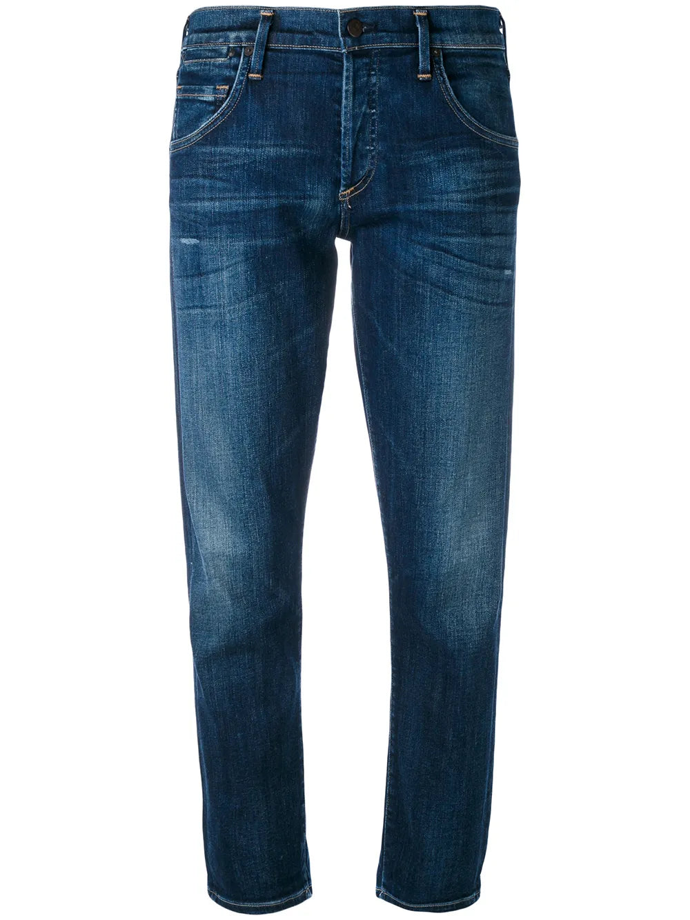 Cropped Straight Leg Jeans
