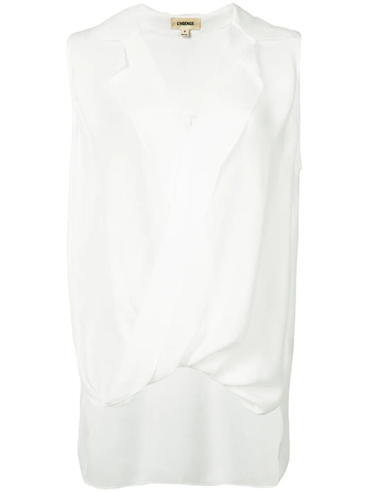 V-Neck Sleeveless Blouse