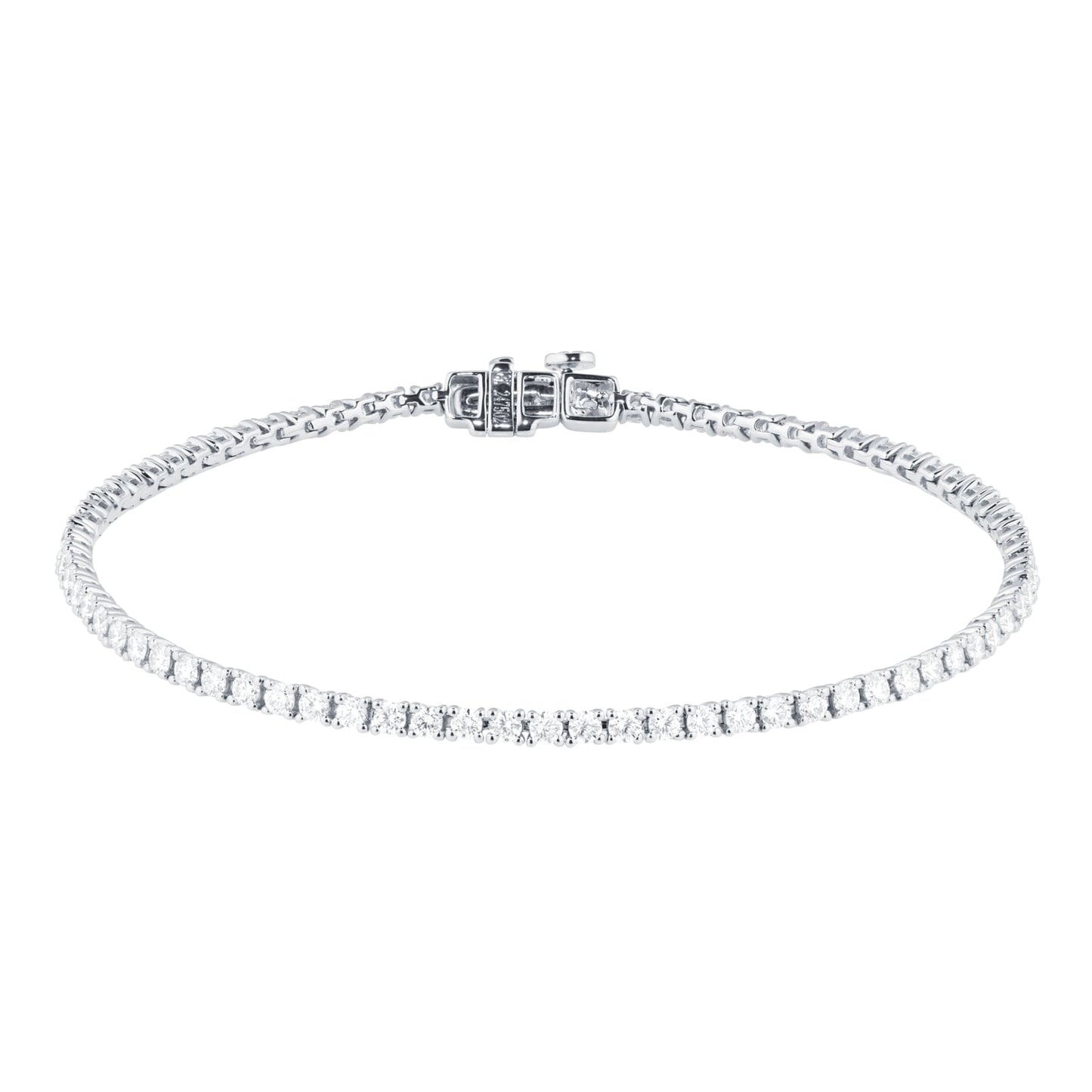 White Gold 2cttw Diamond Tennis Bracelet