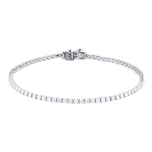 White Gold 2cttw Diamond Tennis Bracelet