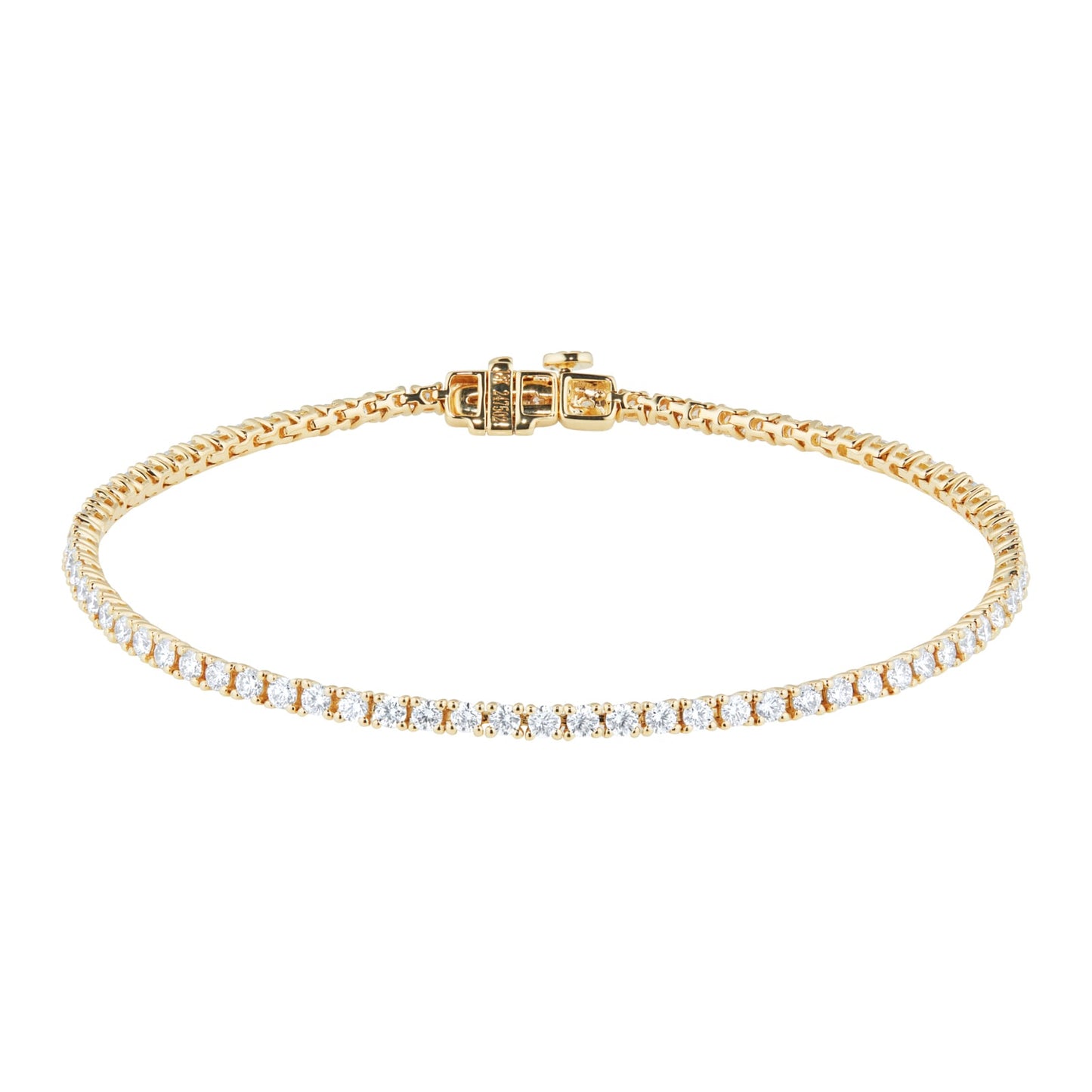 Yellow Gold 2cttw Diamond Tennis Bracelet