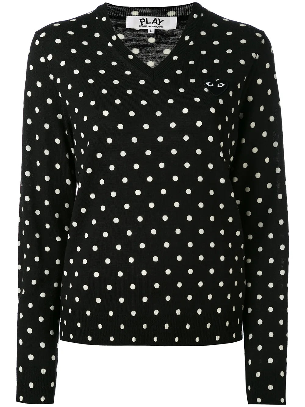 Polka Dot Knitted Sweater
