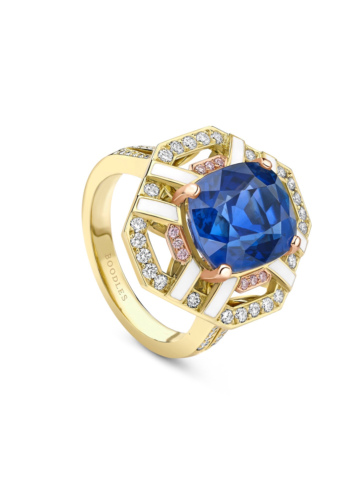 Fifth Avenue Cushion Sapphire Ring