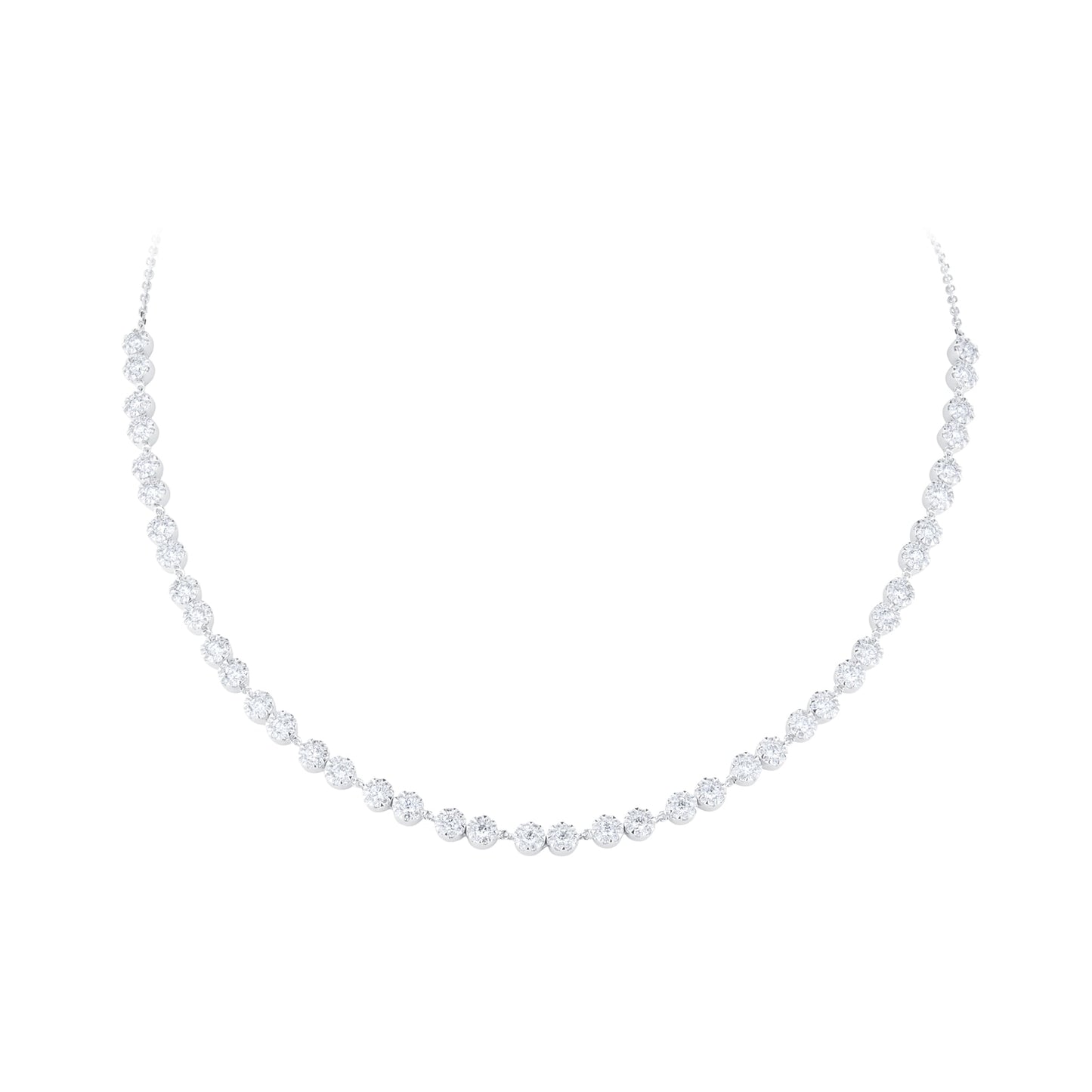 Masquerade White Gold 2.80cttw Diamond Necklace