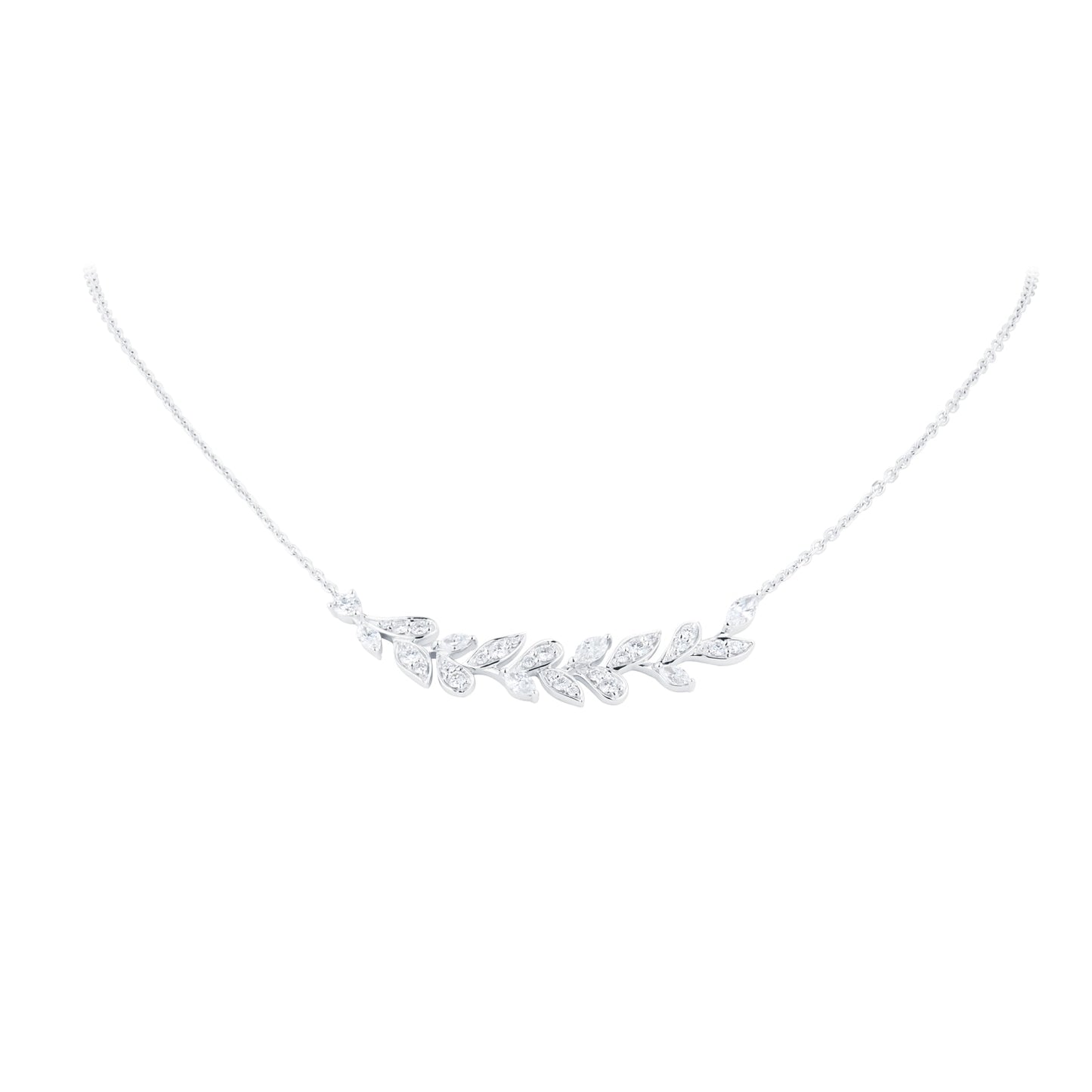 Vinea White Gold 0.85cttw Diamond Necklace