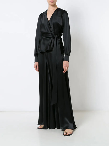 Charmeuse Palazzo Trousers