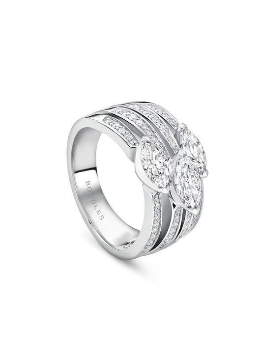 Play of Light Diamond Ring