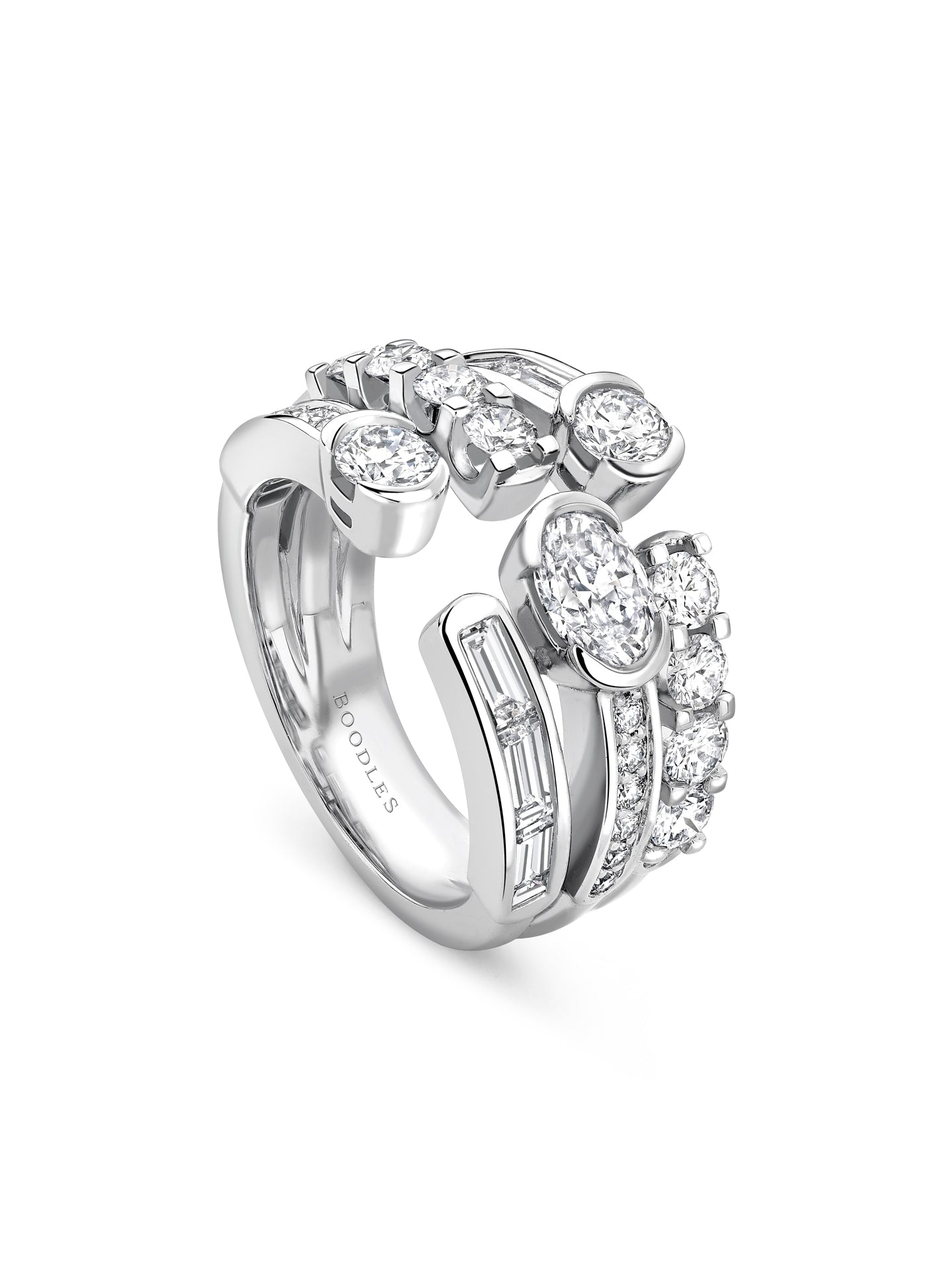 Play of Light Diamond Ring