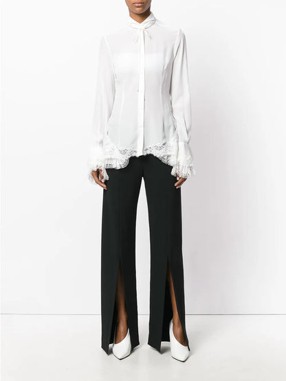 Lace Frill Blouse