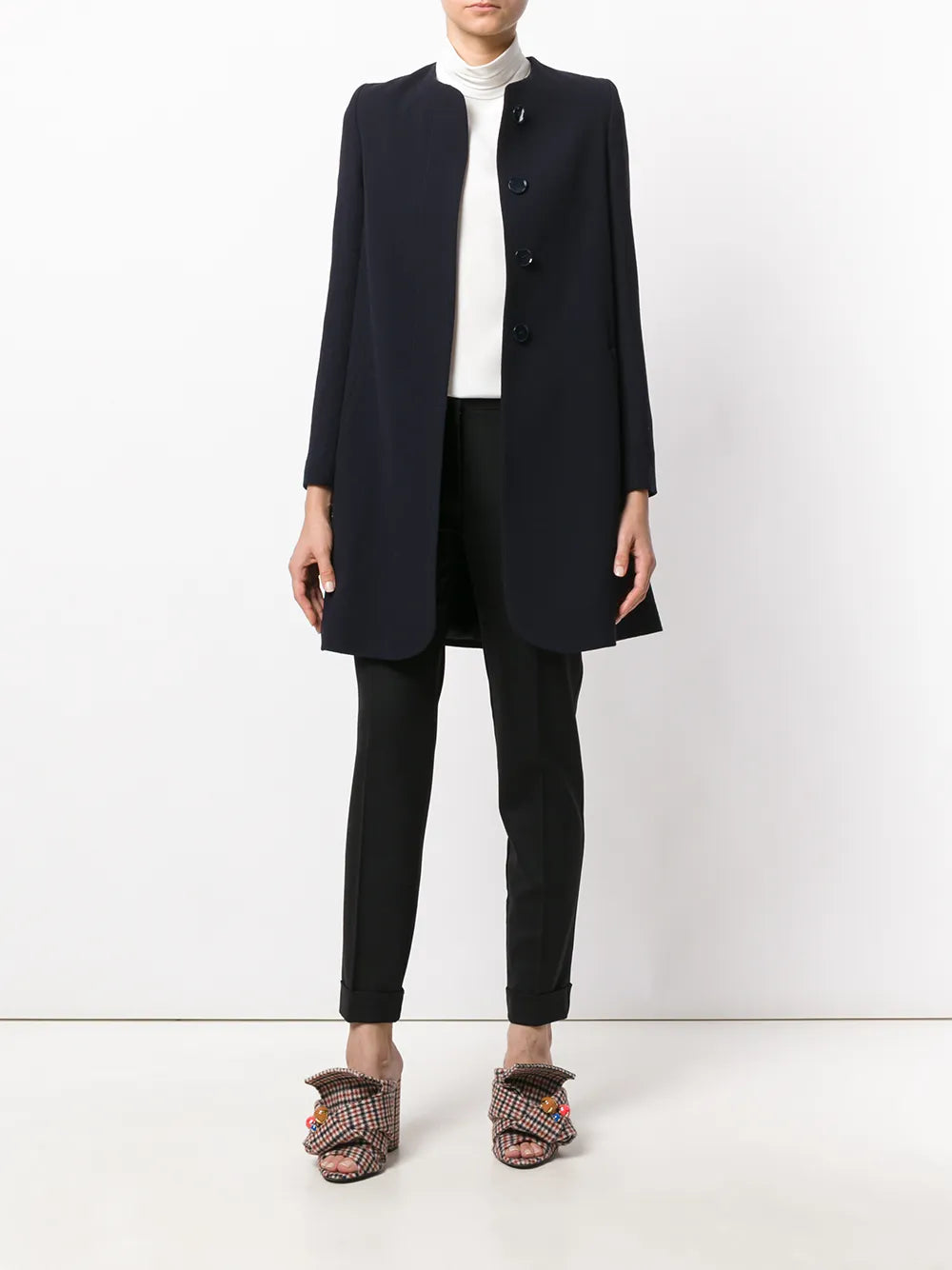 Redgrave Collarless Coat