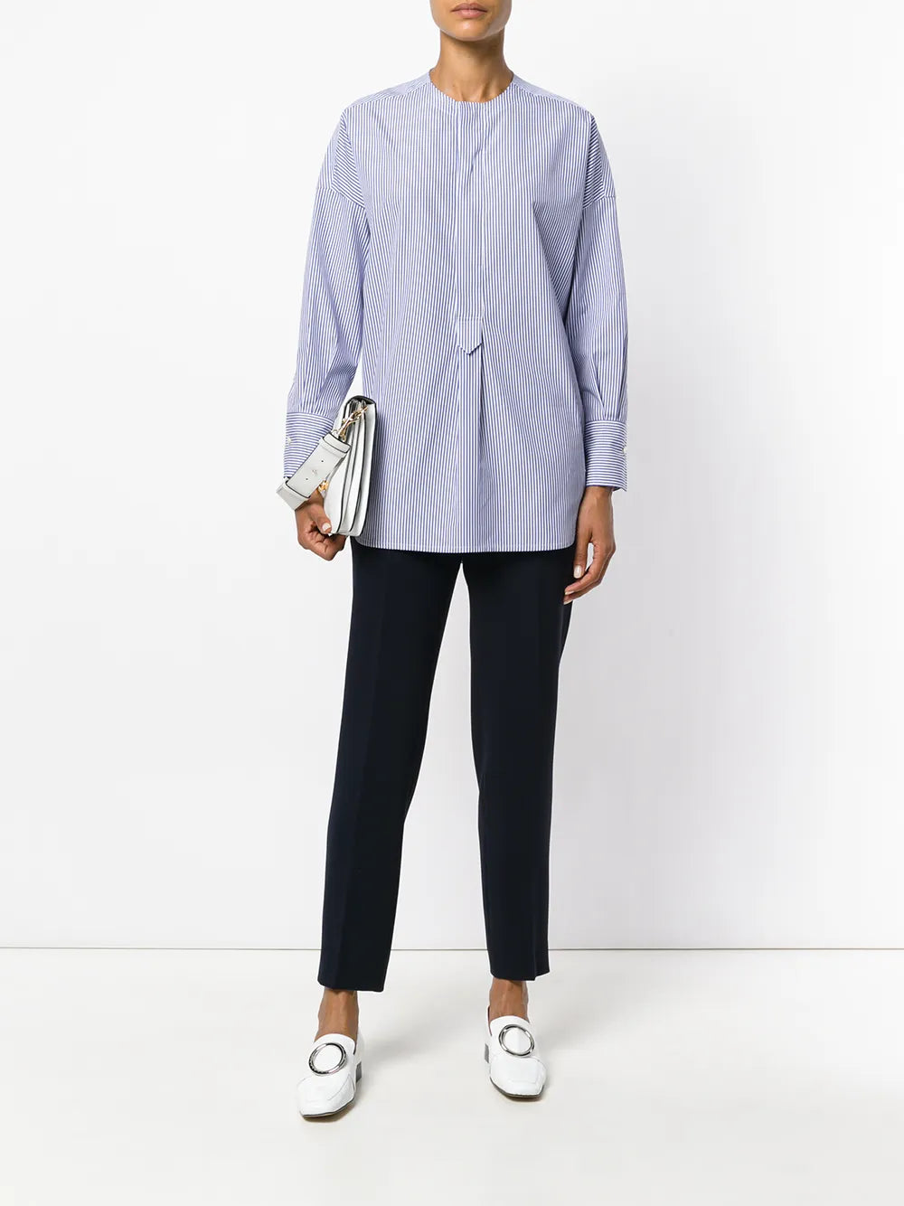 Cropped Tailored Trousers