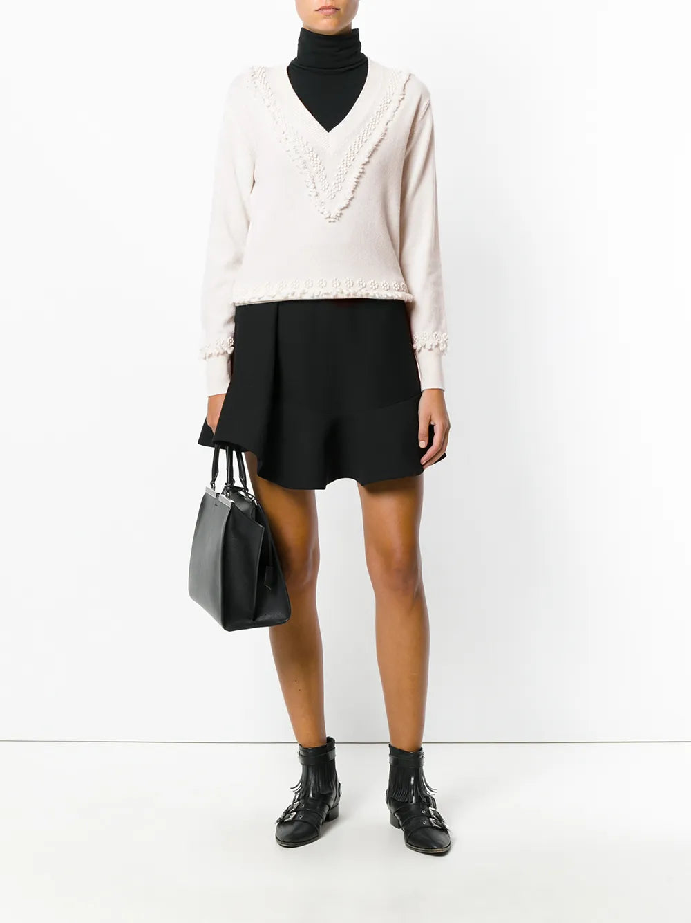 Romantic Timeless Cashmere V Neck Pullover
