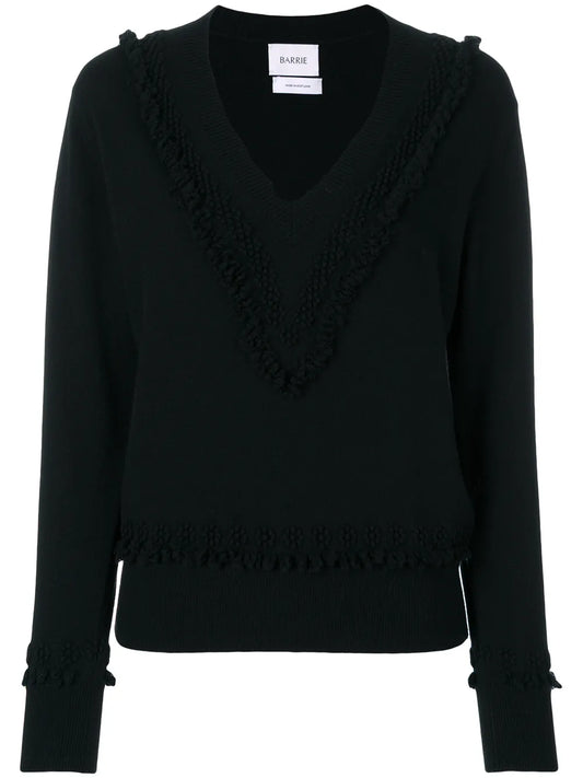 Romantic Timeless Cashmere V Neck Pullover