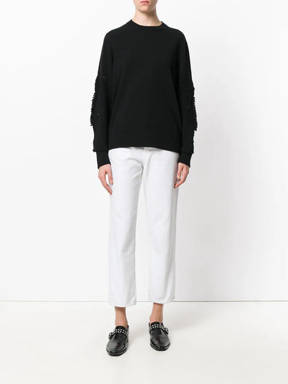 Romantic Timeless Cashmere Round Neck Pullover